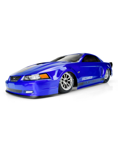 1-10 1999 Ford Mustang Clear Body: Drag Car