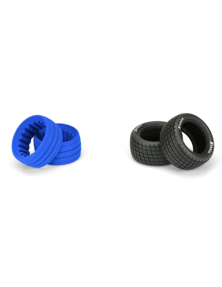 1-10 Hoosier Angle Block M4 Rear 2.2" Dirt Oval Tires (2)
