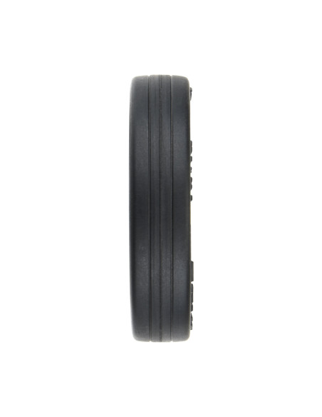 1-16 Front Runner Front Tires MTD 8mm Black-Silver (2): Mini Drag