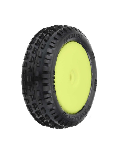 1-18 Wedge Front Carpet Mini-B Tires Mounted...