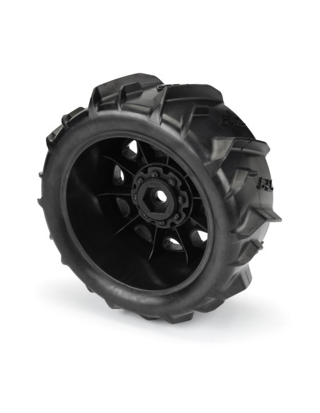 1-6 Dumont Sand-Snow F-R 5.7” Tires MTD 24mm Black Raid 8x48 Hex (2)