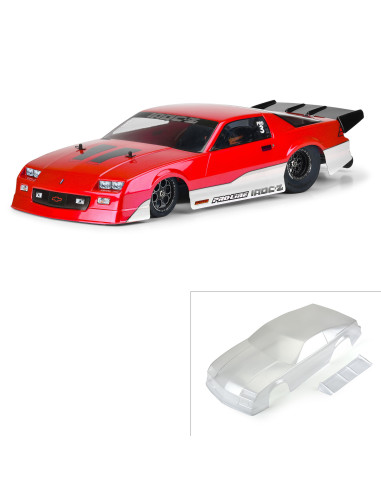 1-10 Pre-Cut 1985 Chevy Camaro IROC-Z Clear...