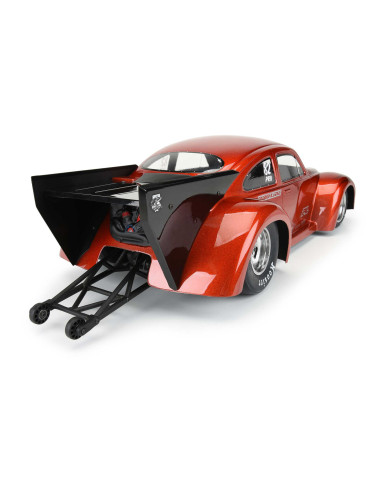 1-10 Volkswagen Drag Bug Clear Body: Drag Car