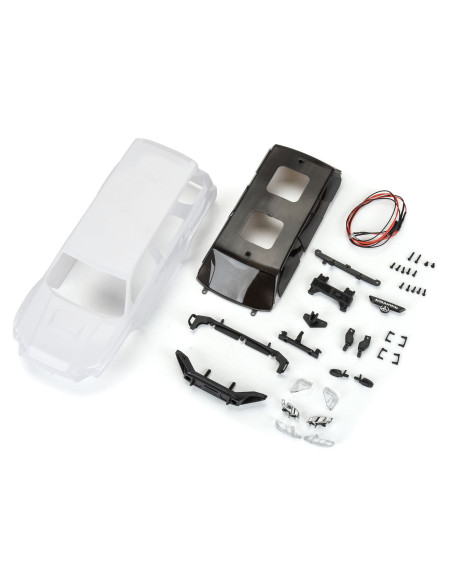 1-24 2023 Toyota 4Runner TRD Pro White Hard Body Unassembled: SCX24