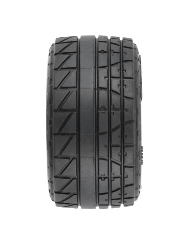 1-18 Menace F-R Street Tires MTD 12mm Black...