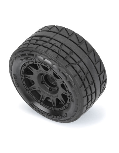 1-18 Menace F-R Street Tires MTD 12mm Black...
