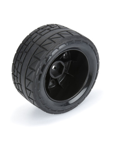 1-18 Menace F-R Street Tires MTD 12mm Black...