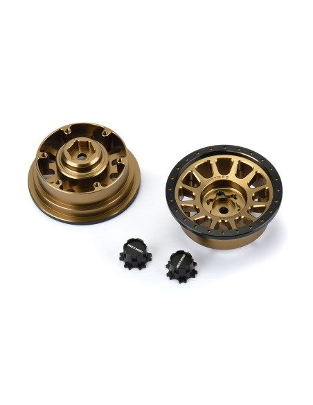1-6 Method 305 NV Aluminum Front-Rear 2.9" Wheel Faces (2): SCX6