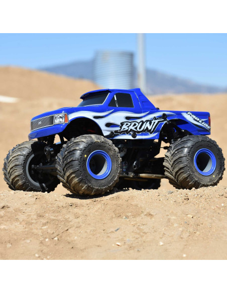 1-18 Pre-Cut Brunt Tough-Color Blue Body for Losi Mini LMT