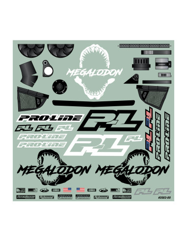 1-10 Megalodon Desert Buggy Clear Body: Short...