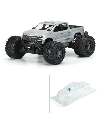 1-10 2019 Chevy Silverado Z71 Trail Boss Clear...
