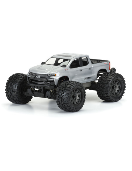 1-10 2019 Chevy Silverado Z71 Trail Boss Clear Body: Stampede 4x4