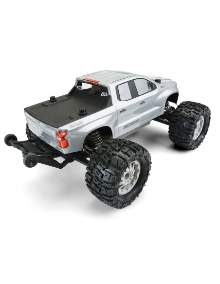 1-10 2019 Chevy Silverado Z71 Trail Boss Clear Body: Stampede 4x4