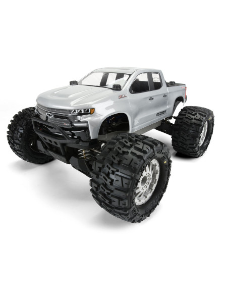 1-10 2019 Chevy Silverado Z71 Trail Boss Clear Body: Stampede 4x4