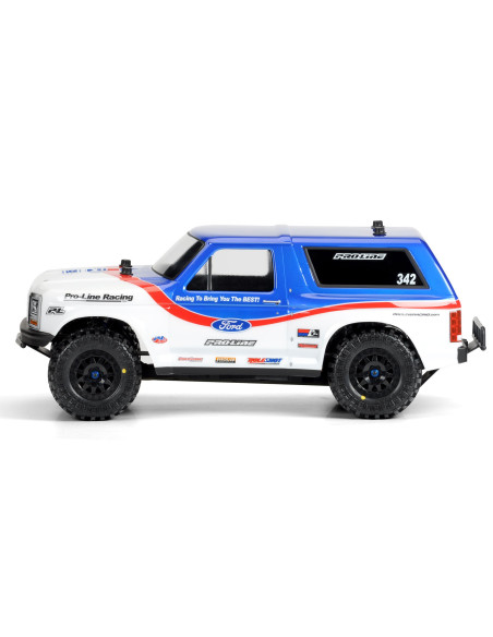 1-10 1981 Ford Bronco Clear Body: Short Course