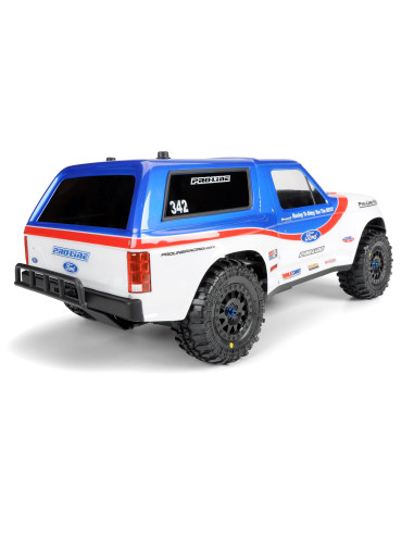 1-10 1981 Ford Bronco Clear Body: Short Course