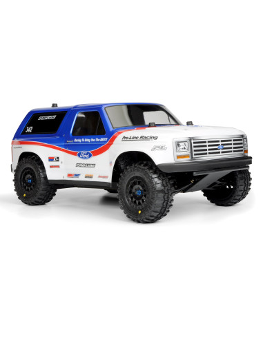 1-10 1981 Ford Bronco Clear Body: Short Course