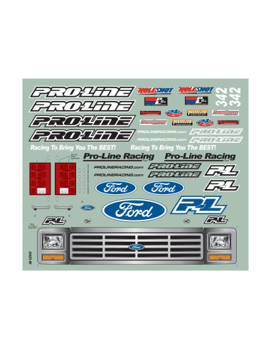 1-10 1981 Ford Bronco Clear Body: Short Course