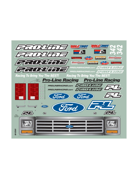 1-10 1981 Ford Bronco Clear Body: Short Course