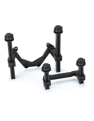 1-10 Extended Front-Rear Body Mounts: Rustler 4x4