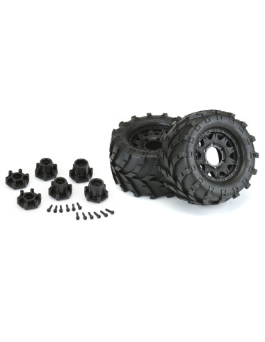 1-10 Masher F-R 2.8" MT Tires Mounted 12mm-14mm...