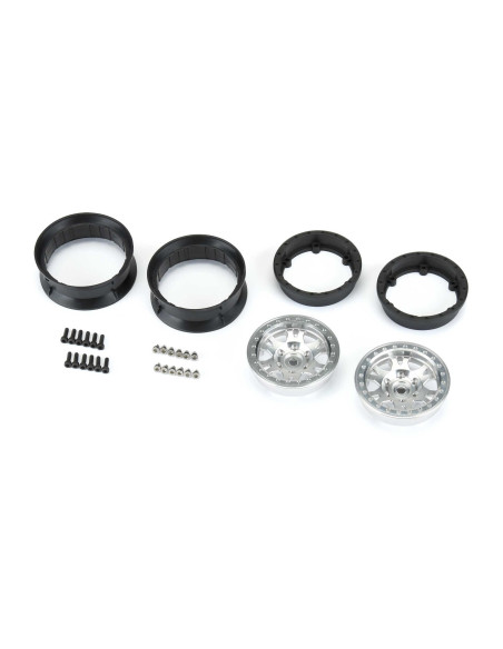 1-10 Impulse Aluminum Front-Rear 1.9" 12mm Rock Crawler Wheels (2)