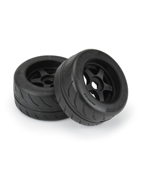 1-7 Toyo Proxes R888R S3 Rear 53-107 2.9" BELTED Mounted 17mm 5-Spoke (2)