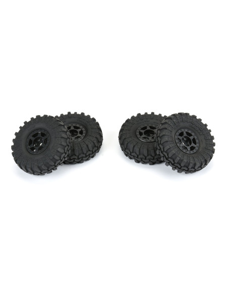 1-24 Interco Super Swamper F-R 1.0" Tires MTD 7mm Black Holcomb (4)