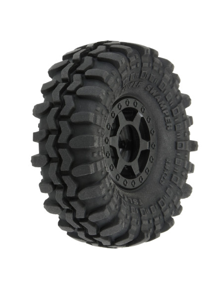1-24 Interco Super Swamper F-R 1.0" Tires MTD 7mm Black Holcomb (4)