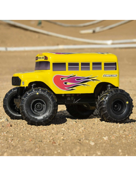 Pre-Cut-Pre-Painted (School Bus) Yellow Body for ARRMA GORGON