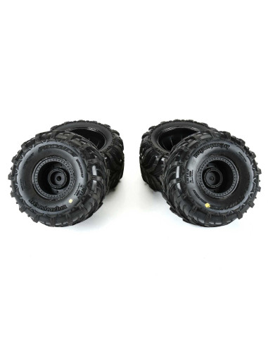 Dreadnaught Mounted Black Wheel F-R (4) for...