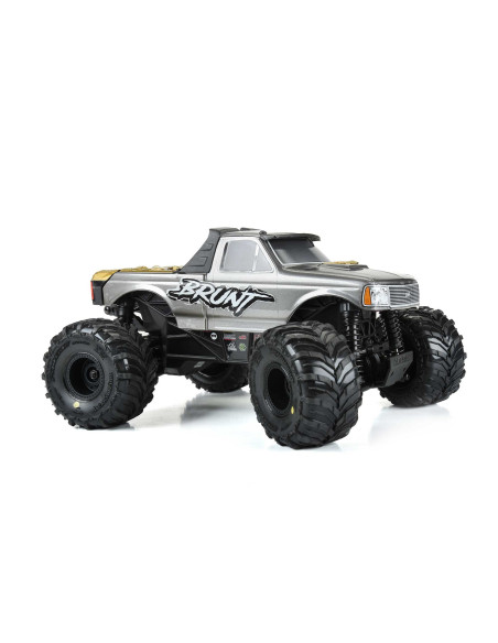 Dreadnaught Mounted Black Wheel F-R (4) for ARRMA GORGON-QUAKE GROM