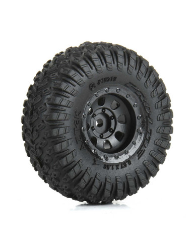 1/30 Aztek Front/Rear Mounted Black Clobber (4)...