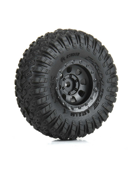1/30 Aztek Front/Rear Mounted Black Clobber (4) for Axial SCX30