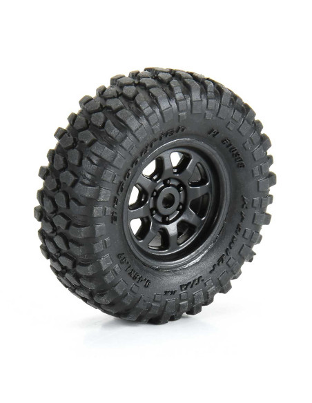1/30 BFG Krawler T/A KX Front/Rear Mounted Black Icon Nuevo (4) for Axial SCX30