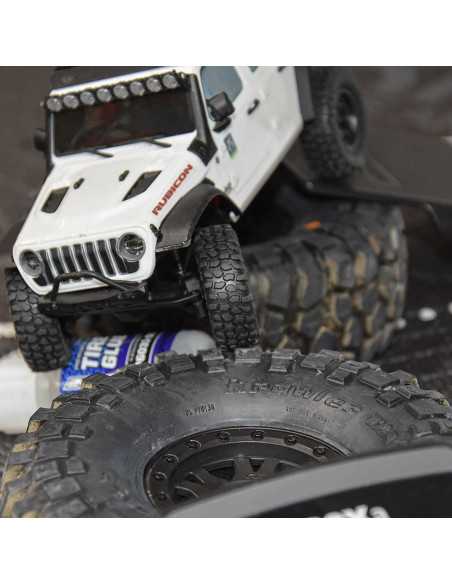 1/30 BFG Krawler T/A KX Front/Rear Mounted Black Icon Nuevo (4) for Axial SCX30