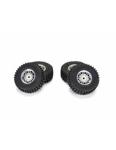 Flat Iron Front-Rear Tires Mounted 12mm Hex...