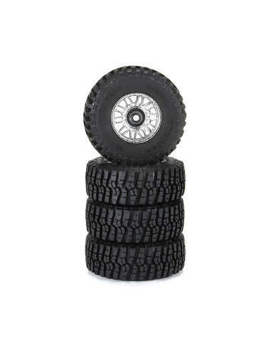 Flat Iron Front-Rear Tires Mounted 12mm Hex...