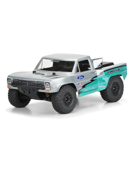 1-10 Pre-Cut 1967 Ford F-100 Race Truck Clear Body: Short Course