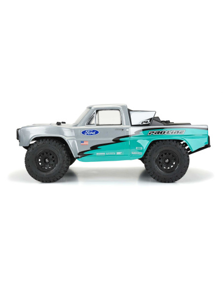 1-10 Pre-Cut 1967 Ford F-100 Race Truck Clear Body: Short Course