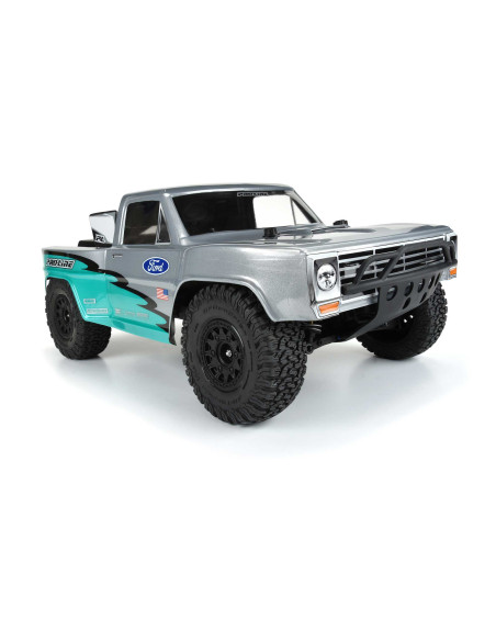 1-10 Pre-Cut 1967 Ford F-100 Race Truck Clear Body: Short Course