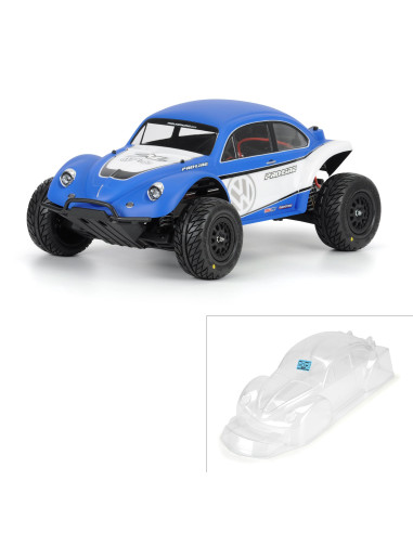 1-10 VW Full Fender Baja Bug Clear Body: Short...