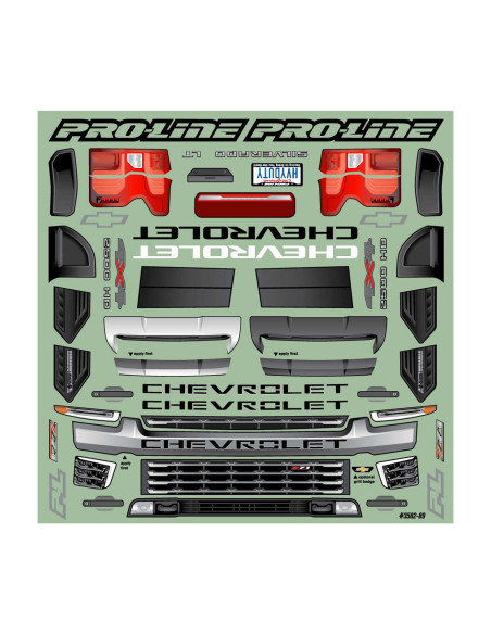 1-8 2021 Chevrolet Silverado 2500 HD Clear Body