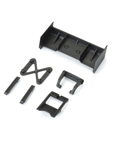 1-18 Sector Wing Set and Roof Skids Black:...