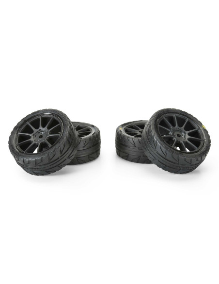 1-14 Vector Tire MTD 12mm Black Velocity Wheel (4): ARRMA TYPHON GROM