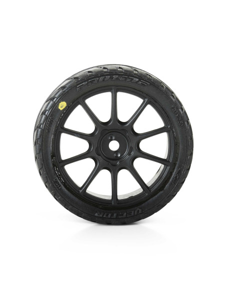 1-14 Vector Tire MTD 12mm Black Velocity Wheel (4): ARRMA TYPHON GROM
