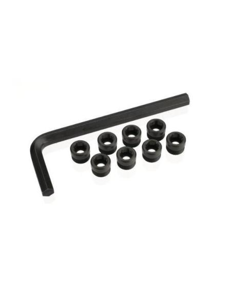 7033X Aluminum Caps, Pivot Ball Hex Wrench Traxxas