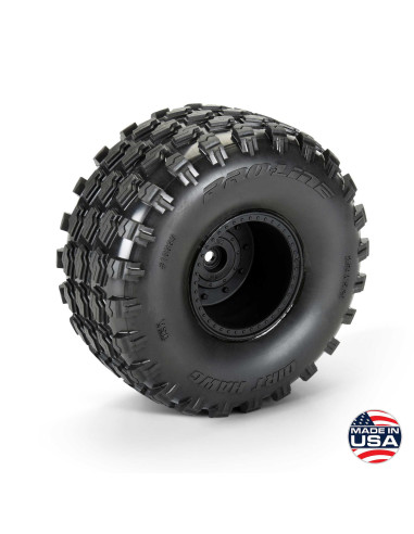 1-10 Dirt Hawg 2.0 F-R 2.6" MT Tires Mounted...