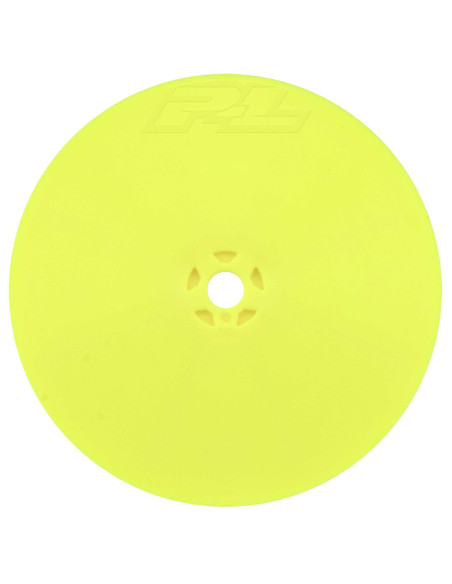1-10 Velocity 4WD Front 2.2" 12mm Buggy Wheels (2) Yellow: AE B74