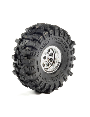 1/30 Baja Pro X Front/Rear Mounted Chrome Beast...